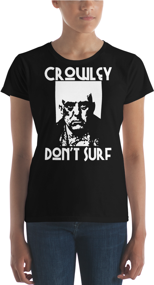 Crowley Don't Surf Women's Tee - French Bulldog Clipart (1000x1000), Png Download