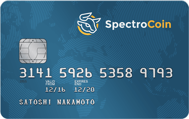 Buy Bitcoins With Credit Card - Spectrocoin Debit Card Clipart (700x462), Png Download