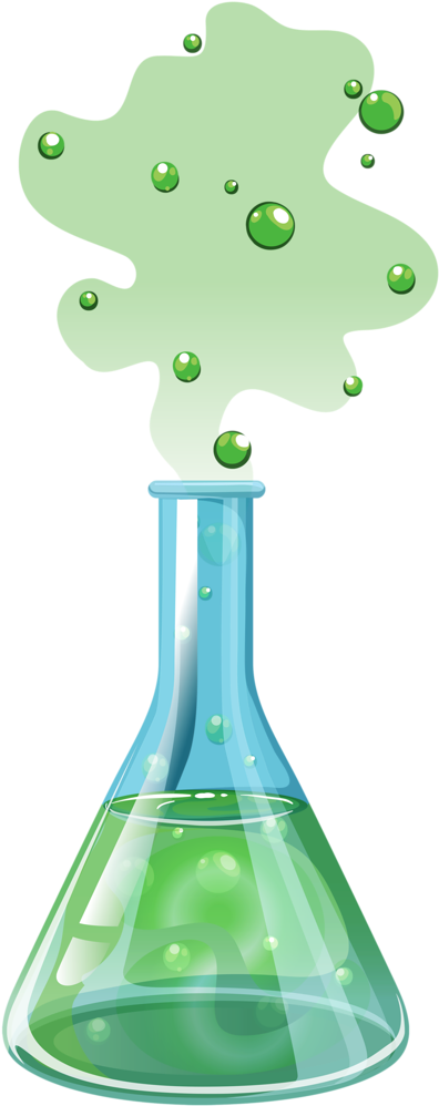 Cientistas - Chemistry Beaker Clipart (429x1024), Png Download