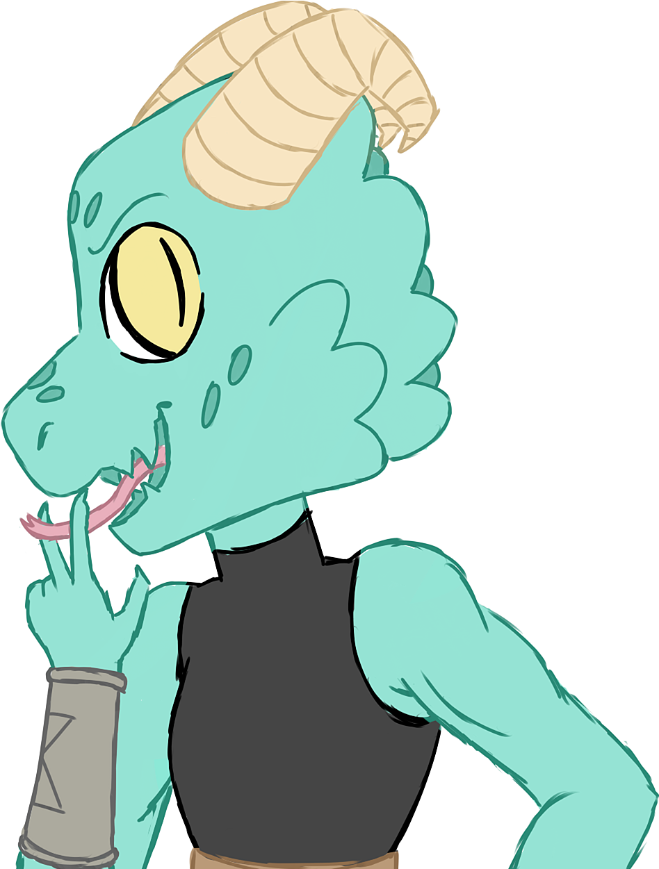 Listen Up Gay Wizards / I Drew Ren Today When I Should - Cartoon Clipart (948x1251), Png Download