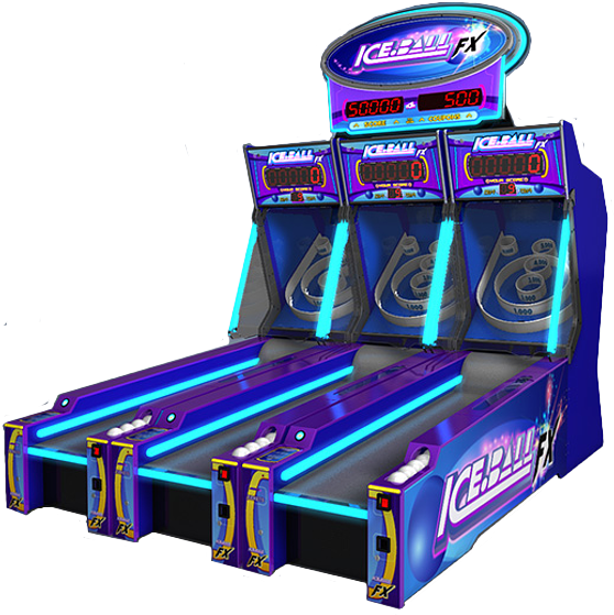 Ice Ball Fx Alley Roller Arcade Redemption Machine - Ice Ball Fx Arcade Game Clipart (585x573), Png Download