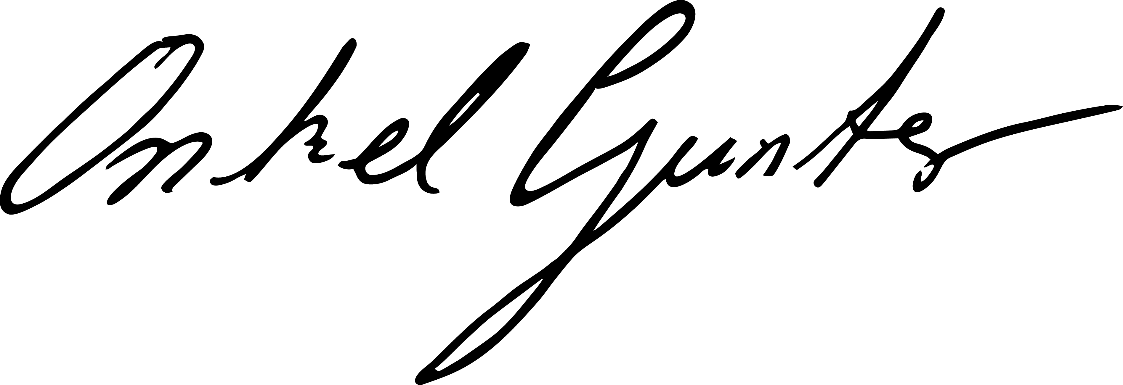 Calligraphy Clipart (3792x1301), Png Download