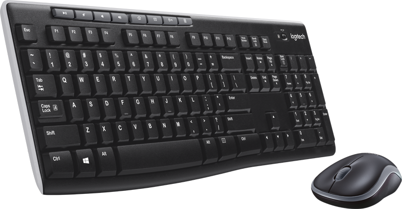 Logitech Mk270 Wireless Keyboard And Mouse Combo - Logitech K260 Wireless Keyboard Clipart (798x415), Png Download