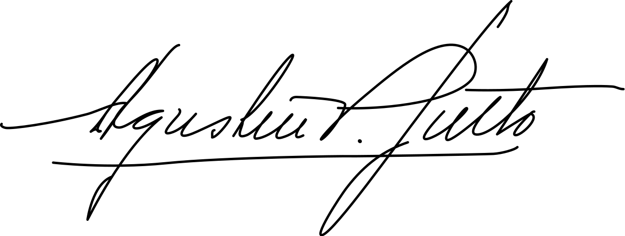 Firma De Agustin P - Firma De Agustin Clipart (1280x483), Png Download