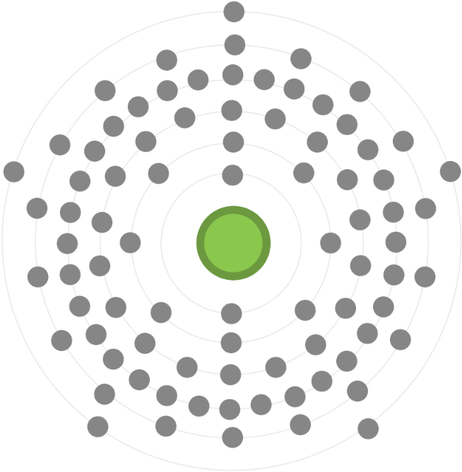 Electron Configuration - Gold Atomic Structure Clipart (800x800), Png Download