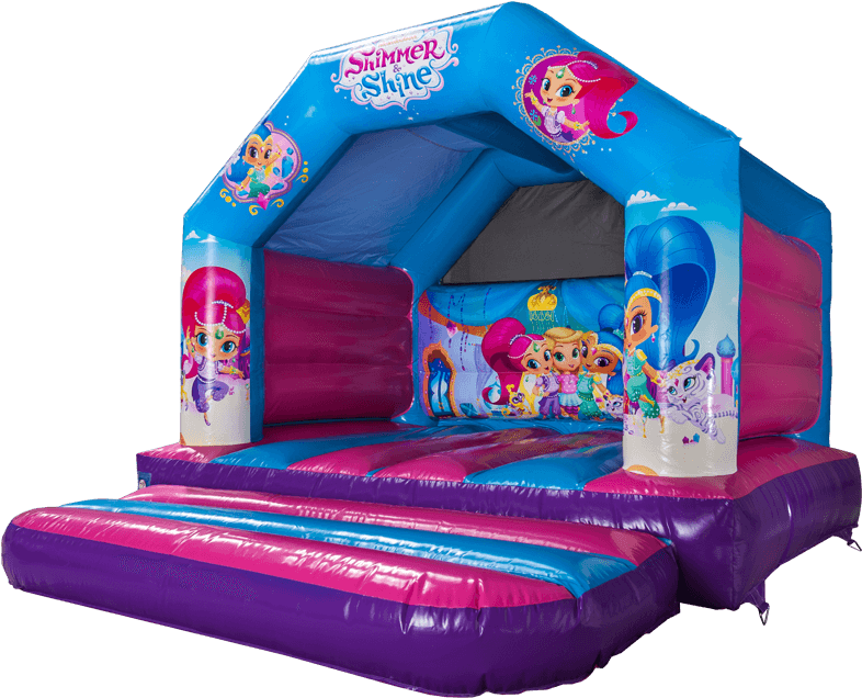 Shimmer & Shine - Shimmer And Shine Bouncy Castle Hire Clipart (1024x768), Png Download