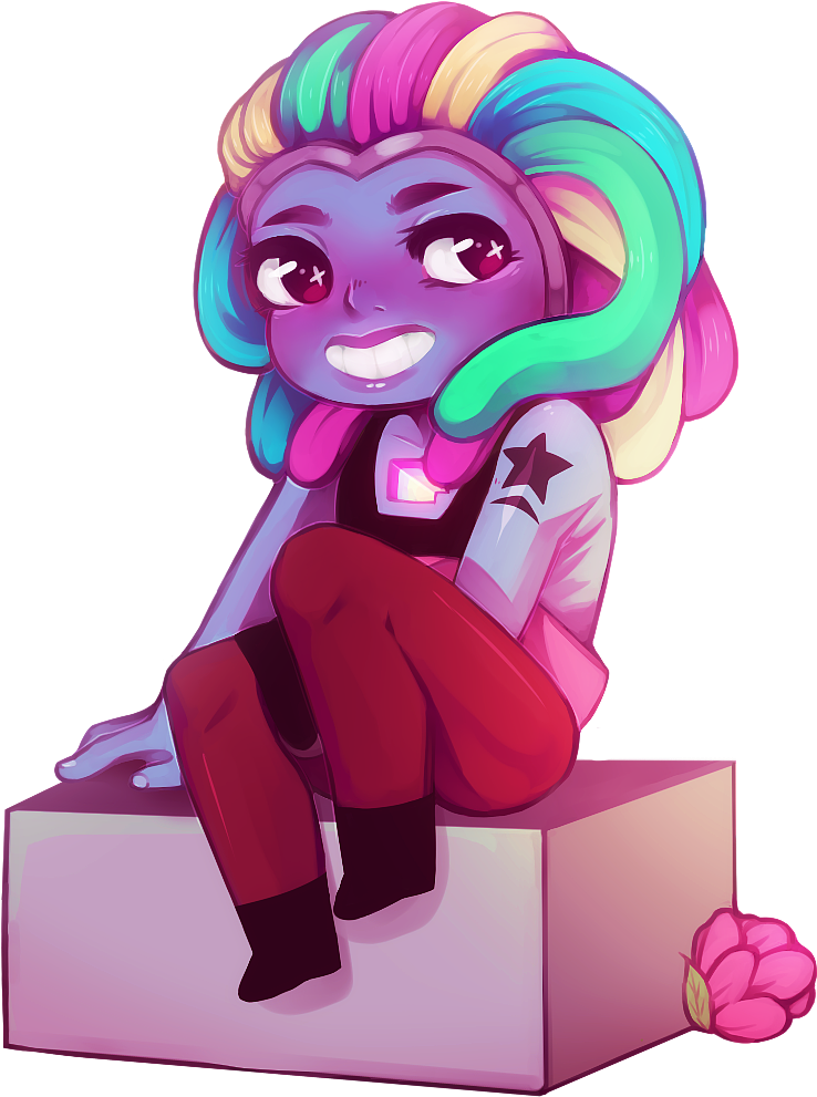 Aww Little Rainbow Mom Bismuth, Steven Universe, Pin - Bismuth Steven Universe Chibi Clipart (1000x1027), Png Download