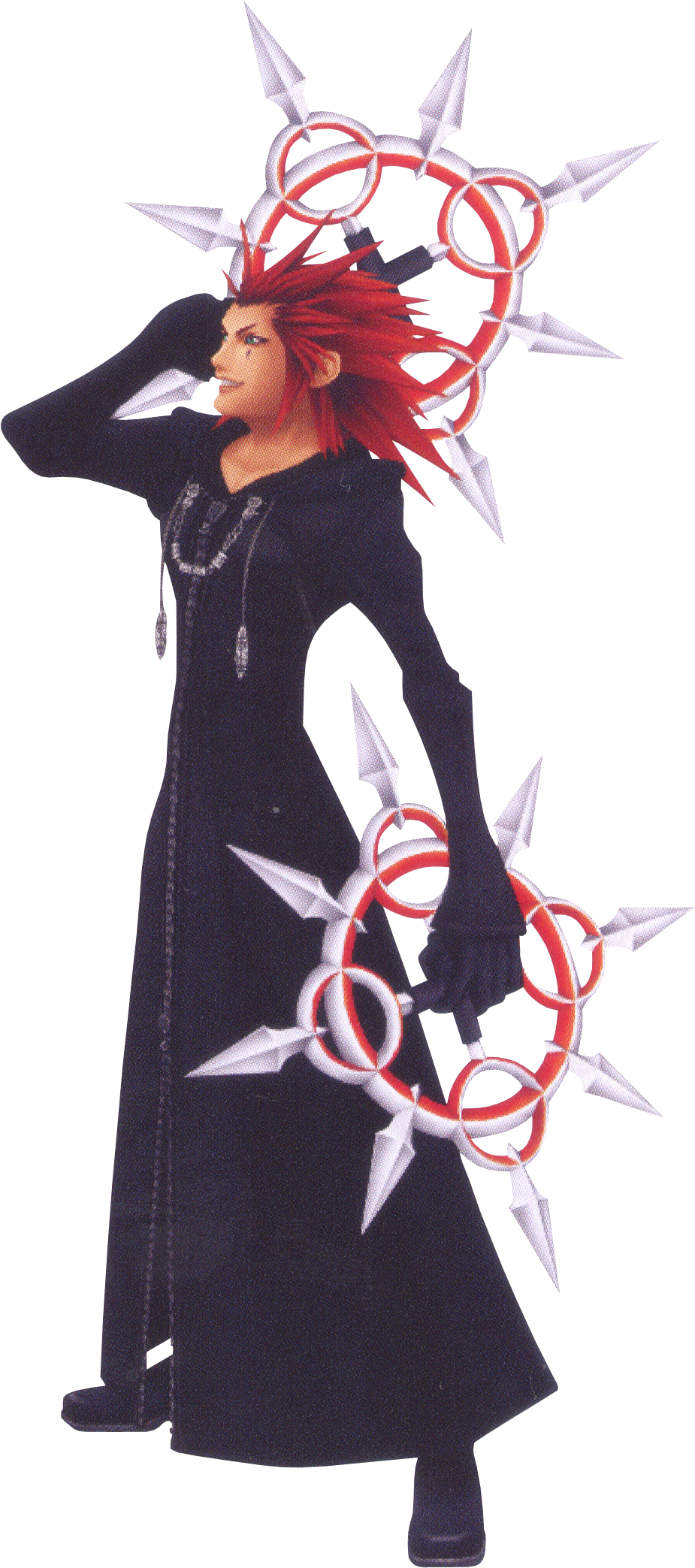 Axel - Axel Kingdom Hearts Render Clipart (1000x2111), Png Download