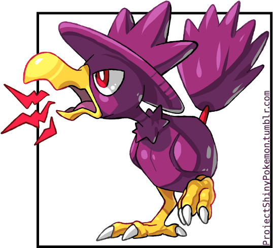 Tag - Murkrow - Cartoon Clipart (600x600), Png Download
