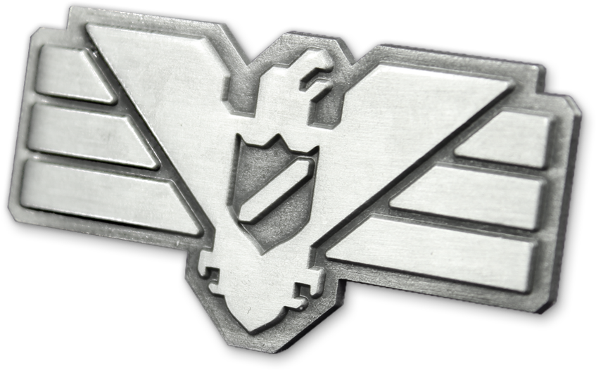 Papers Please Inspector - Arstotzka Pin Clipart (1024x1024), Png Download