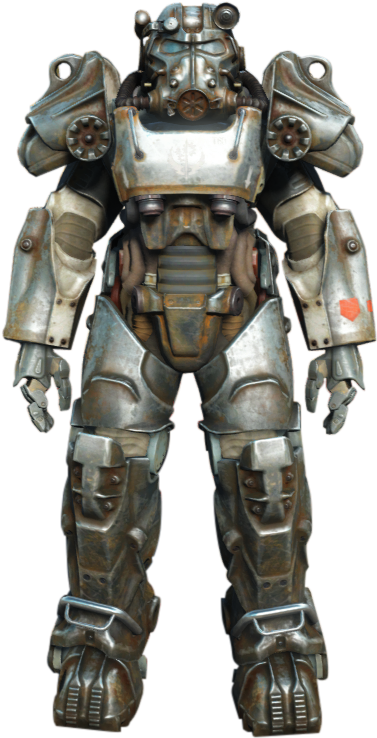 Brotherhood - Bos Paladin Clipart (412x776), Png Download