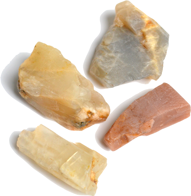 Moonstone - Tan Colored Mineral Clipart (689x691), Png Download