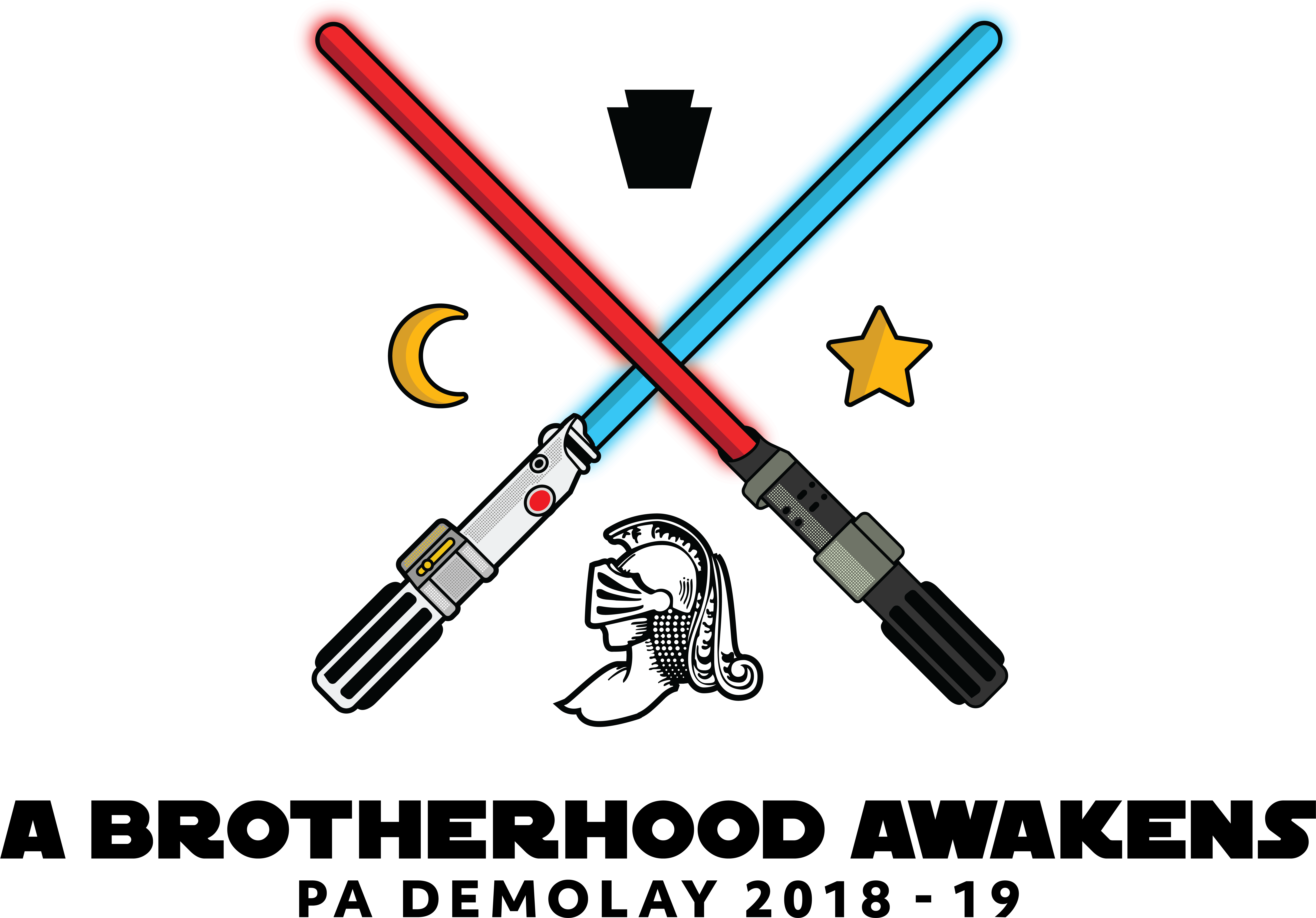 A Brotherhood Awakens 2018 19 Digital Color - Demolay International Clipart (7496x5299), Png Download