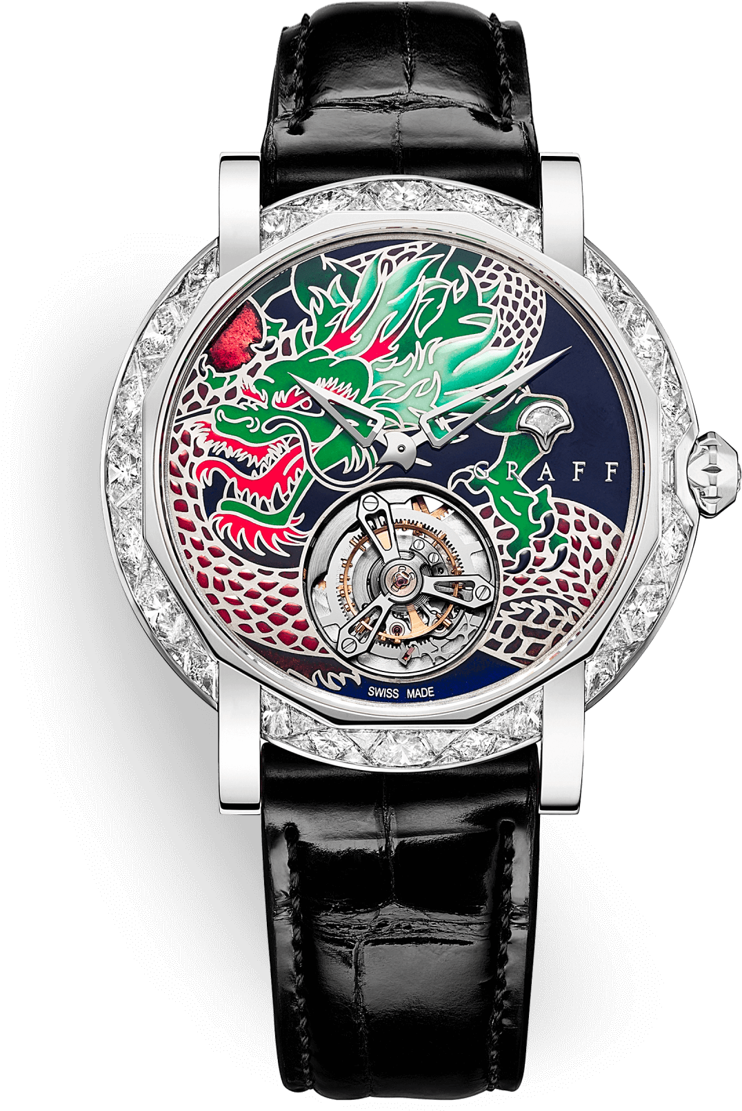 A Mastergraff Metiers D'art Dragon 43mm Men's Watch - Analog Watch Clipart (1400x2000), Png Download