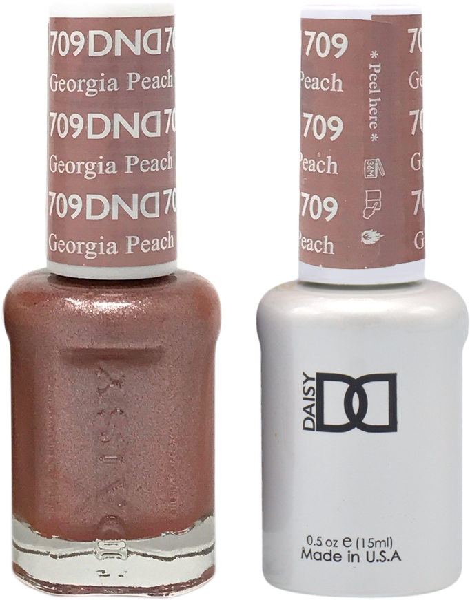 Daisy Gel Polish Georgia Peach - Dnd No Chip Spring Nail Colors Clipart (1024x1024), Png Download