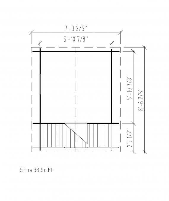 Sally 33 Sq - Technical Drawing Clipart (1000x676), Png Download