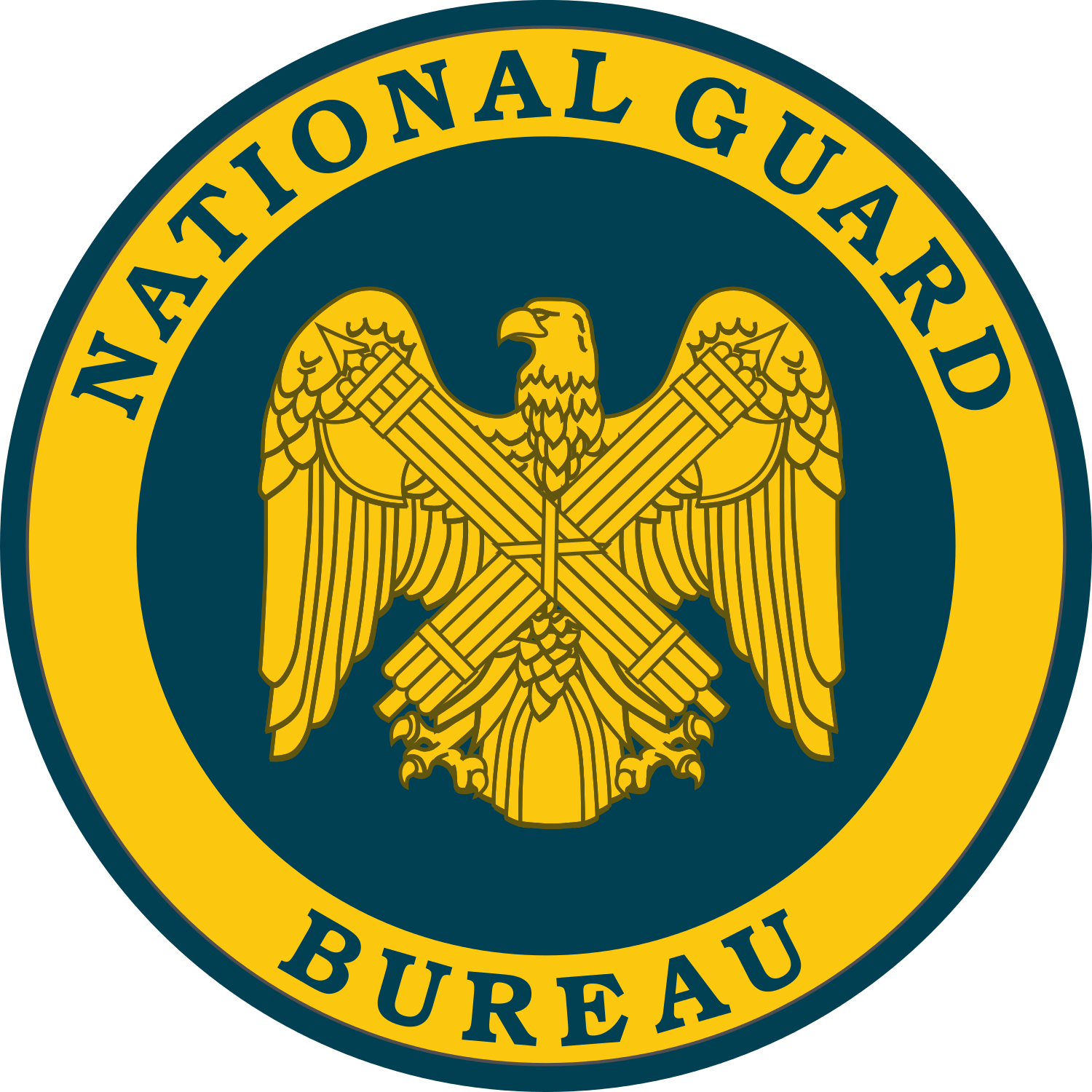 Seal Of The National Guard Bureau - Us National Guard Bureau Logo Clipart (1500x1500), Png Download