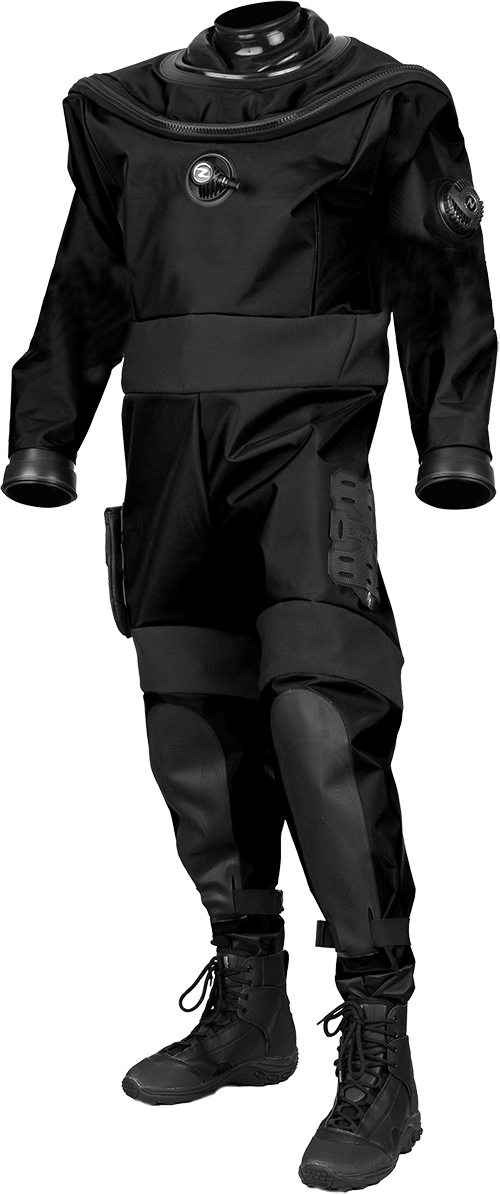 Kodiak 360 Drysuit - Military Drysuit Clipart (500x1195), Png Download