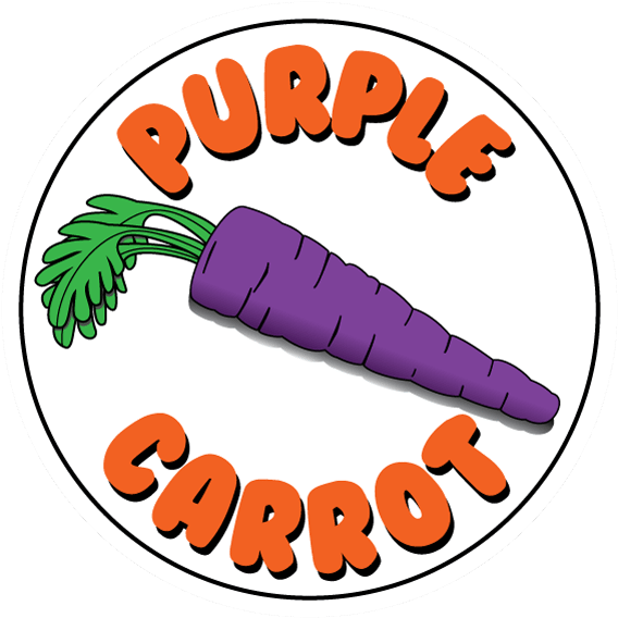 Picture Transparent Logo Design For The Frank S Designs - Purple Carrot Logo Clipart (600x600), Png Download