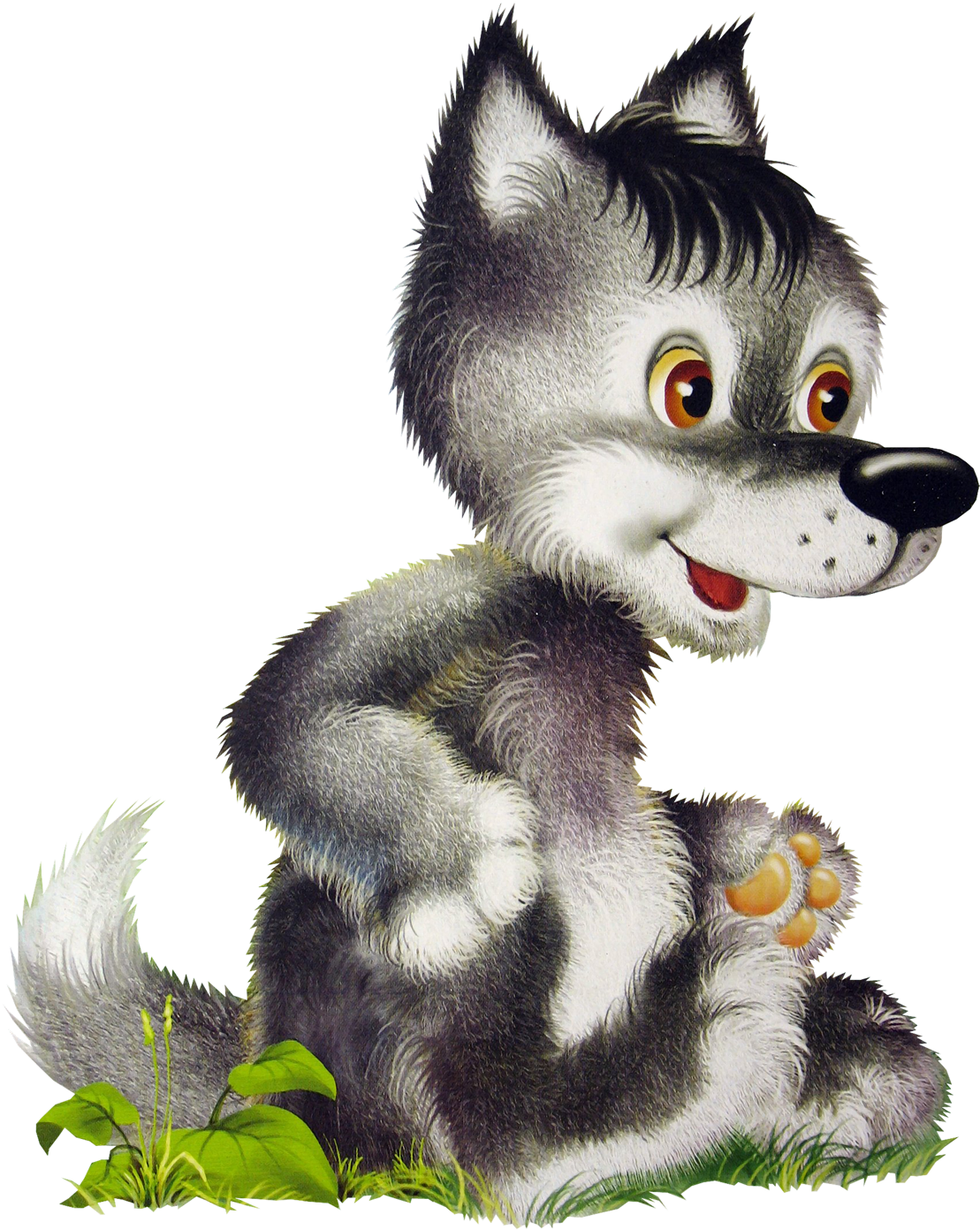 Картинка В Png - Волк Для Детей Clipart (1248x1500), Png Download