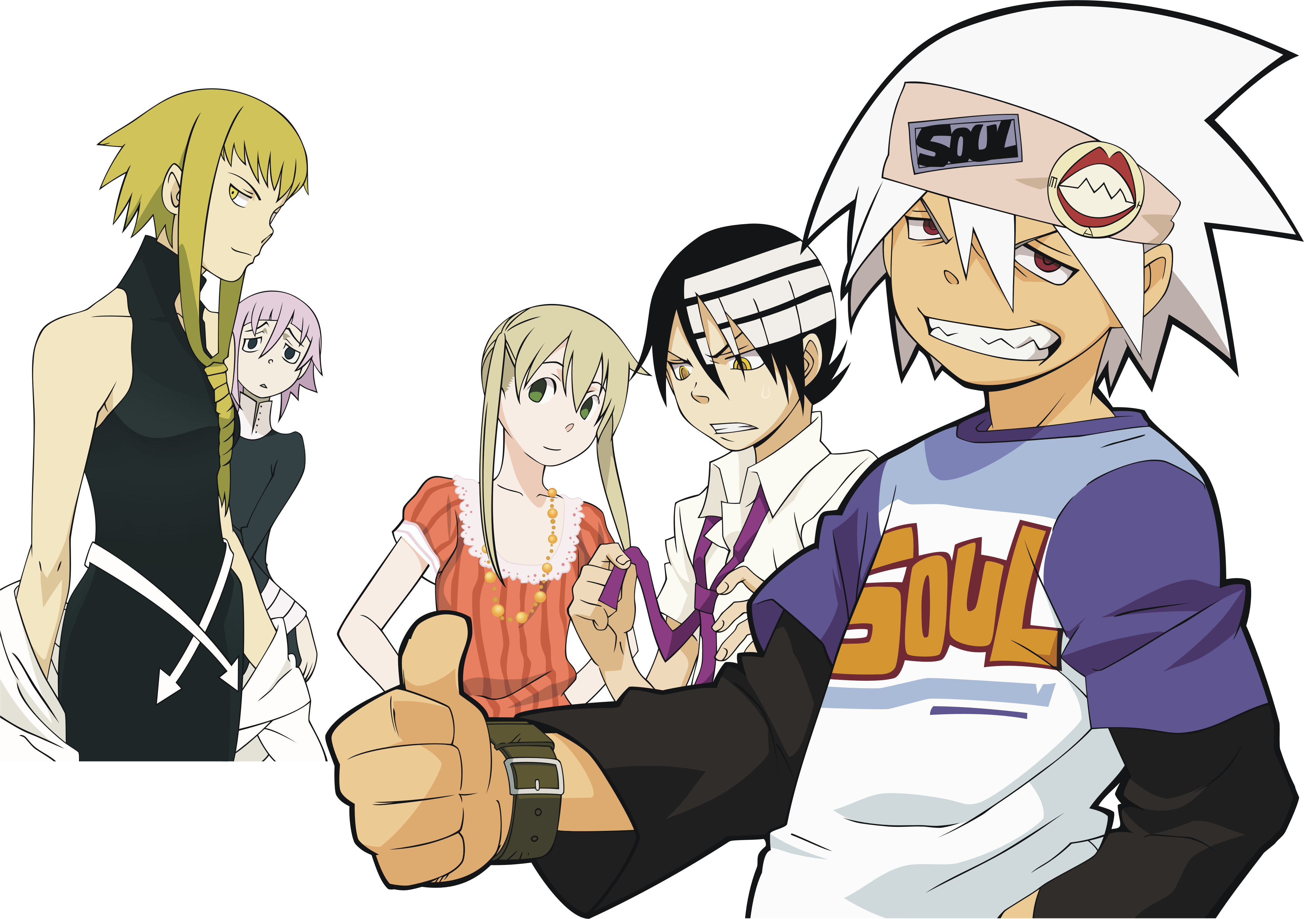 Download Png - Soul Eater Crona Party Clipart (4243x2993), Png Download