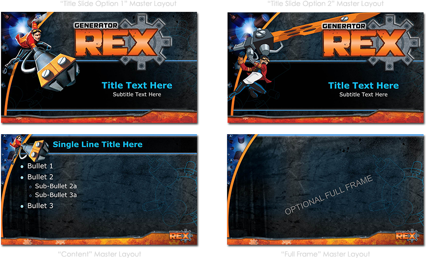 Generator Rex Template Wwe Cd-rom User Interface - Generator Rex Clipart (940x529), Png Download