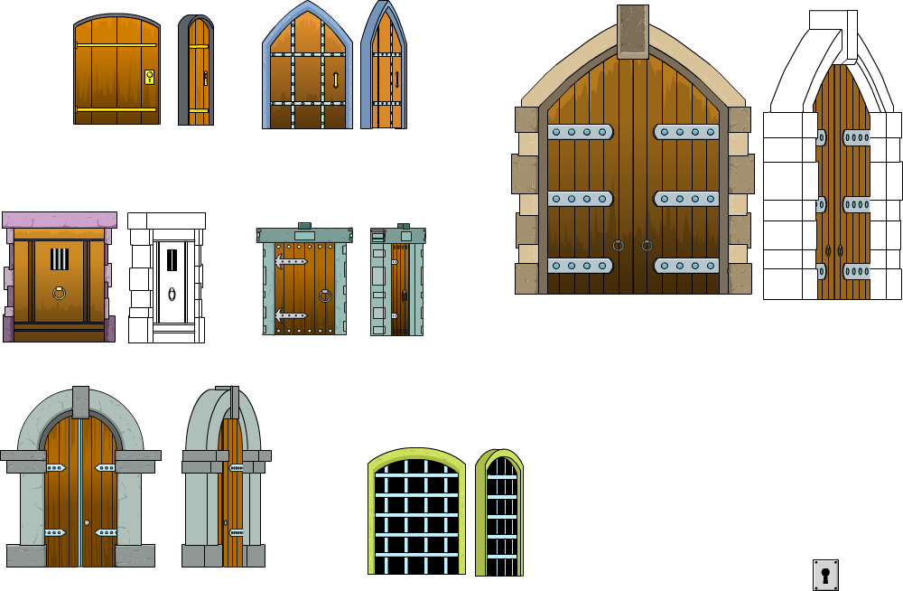 Krys64 - Home Door Clipart (1000x654), Png Download