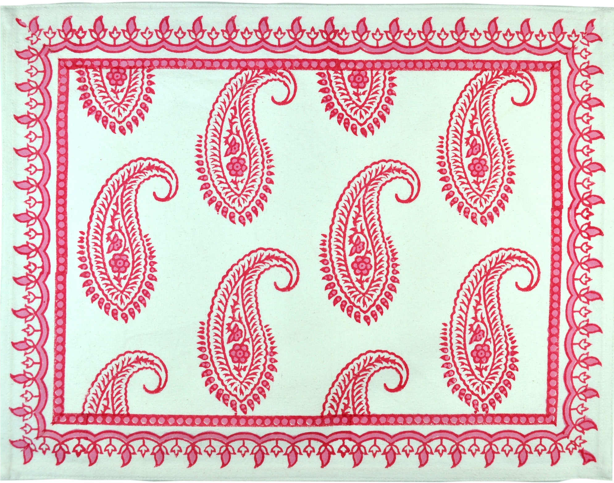 Placemat Elise Pink Copy - Paisley Clipart (2000x2000), Png Download