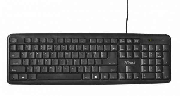 Hifi Corporation - Trust Ziva Keyboard Clipart (600x600), Png Download
