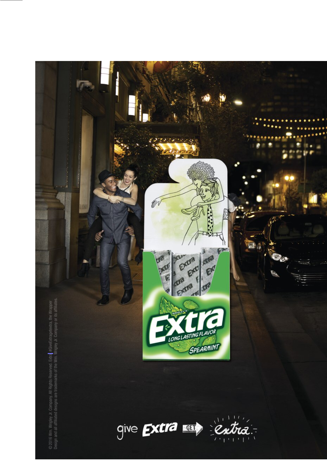 This Extra Ad Is Focused On How Extra Gum Can Be Part - Banner Clipart (1536x2048), Png Download