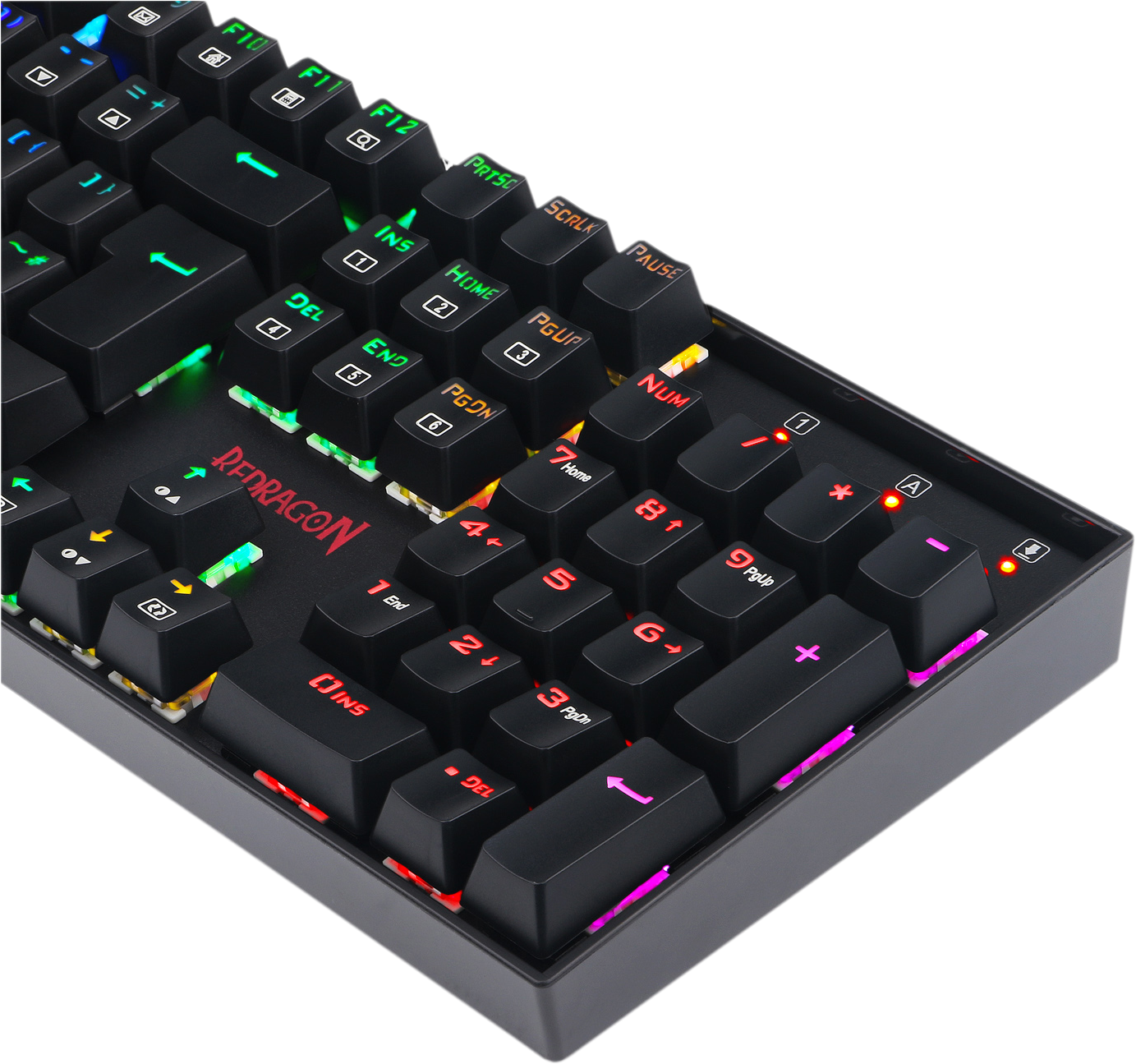 Redragon K551 Rgb Uk Vara Mechanical Keyboard Rgb Backlit - Computer Keyboard Clipart (1500x1500), Png Download