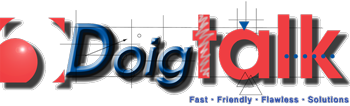 Doigtalk Newsletter From Doig Corporation - Circle Clipart (350x106), Png Download