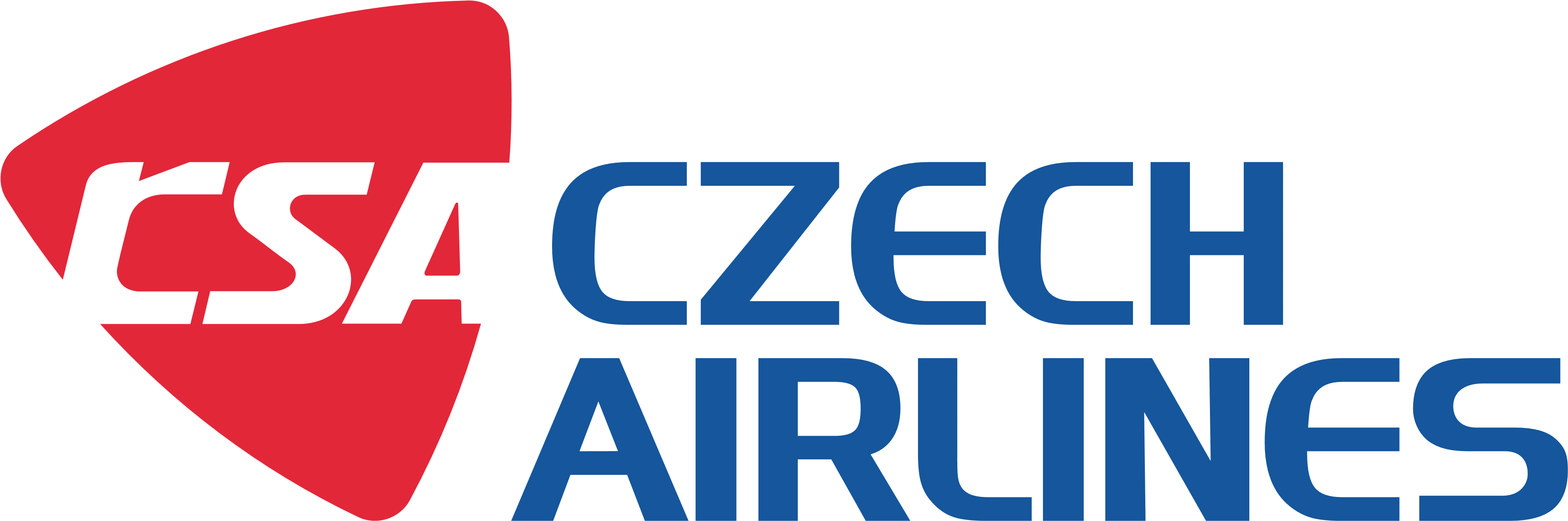 Czech Airlines Logo, Logotipo - Czech Airlines Png Clipart (3667x1280), Png Download