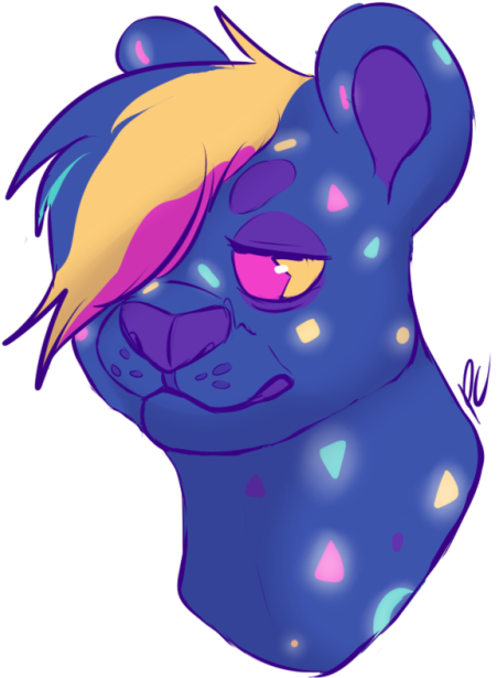 Tripy Tumblr Kaleidoscope - Cartoon Clipart (500x623), Png Download