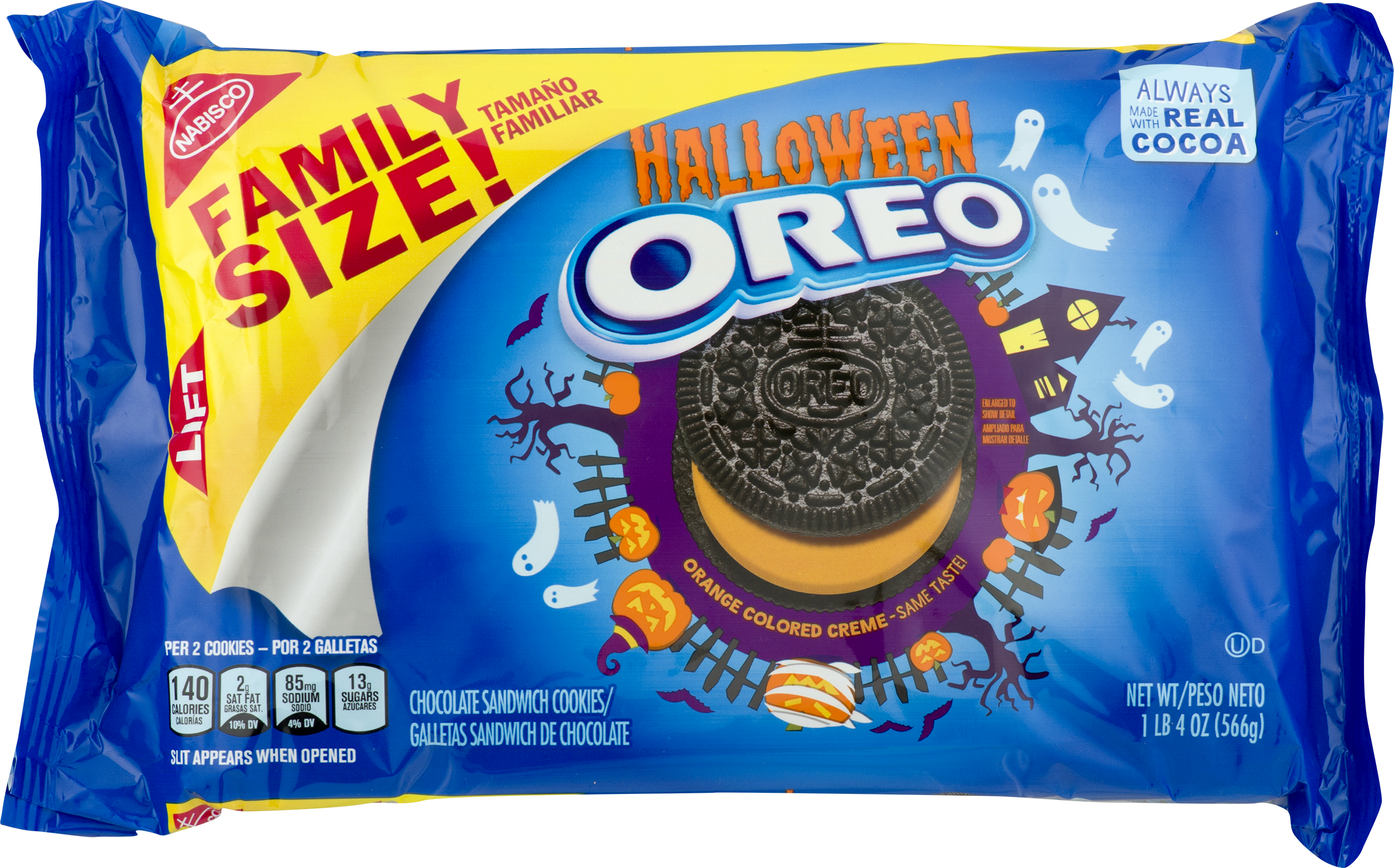 Halloween Oreos Clipart (2500x1557), Png Download