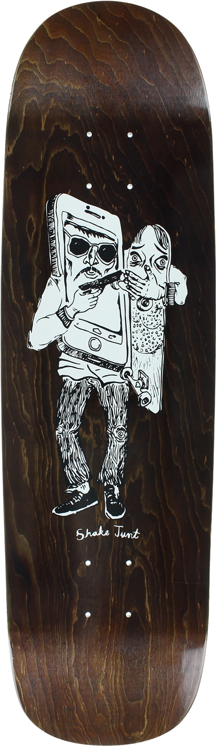 Shake Junt Hostage Crisis Cruiser Skateboard Deck - Skateboard Deck Clipart (1500x1500), Png Download