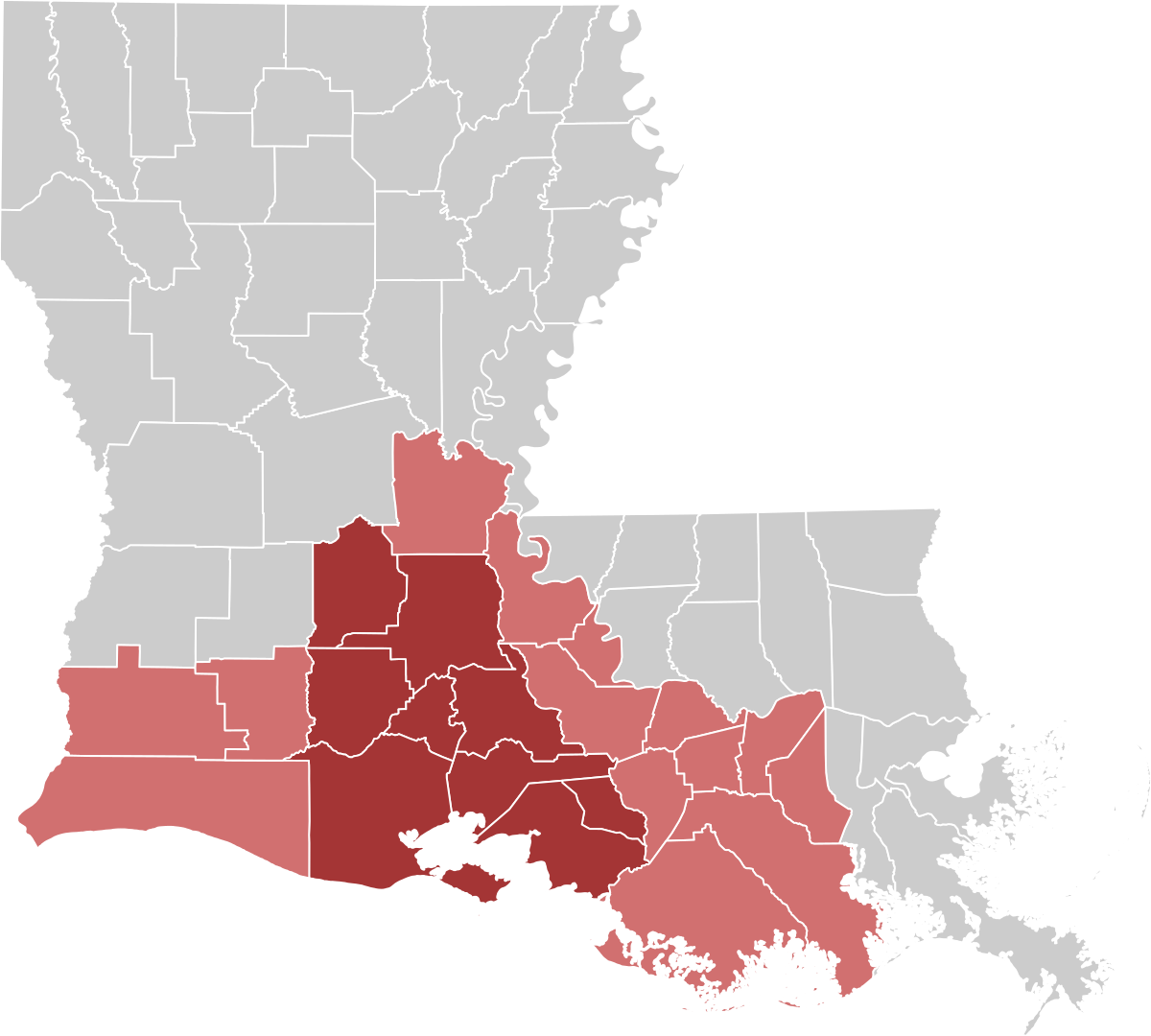 Map Of Louisiana Clipart (1200x1080), Png Download