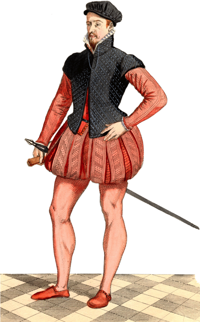 Untitled1334905461356 Elizabethan Fashion, Elizabethan - Renaissance Puffy Pants Clipart (646x1063), Png Download