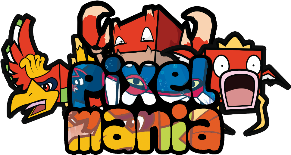 Completed Pixelmania [pixelmon Clipart (1056x600), Png Download