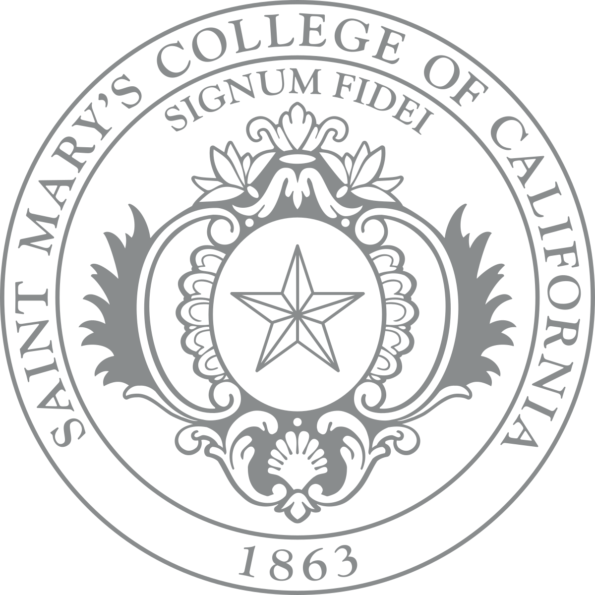 Saint Mary's College Seal Clipart (1200x1200), Png Download
