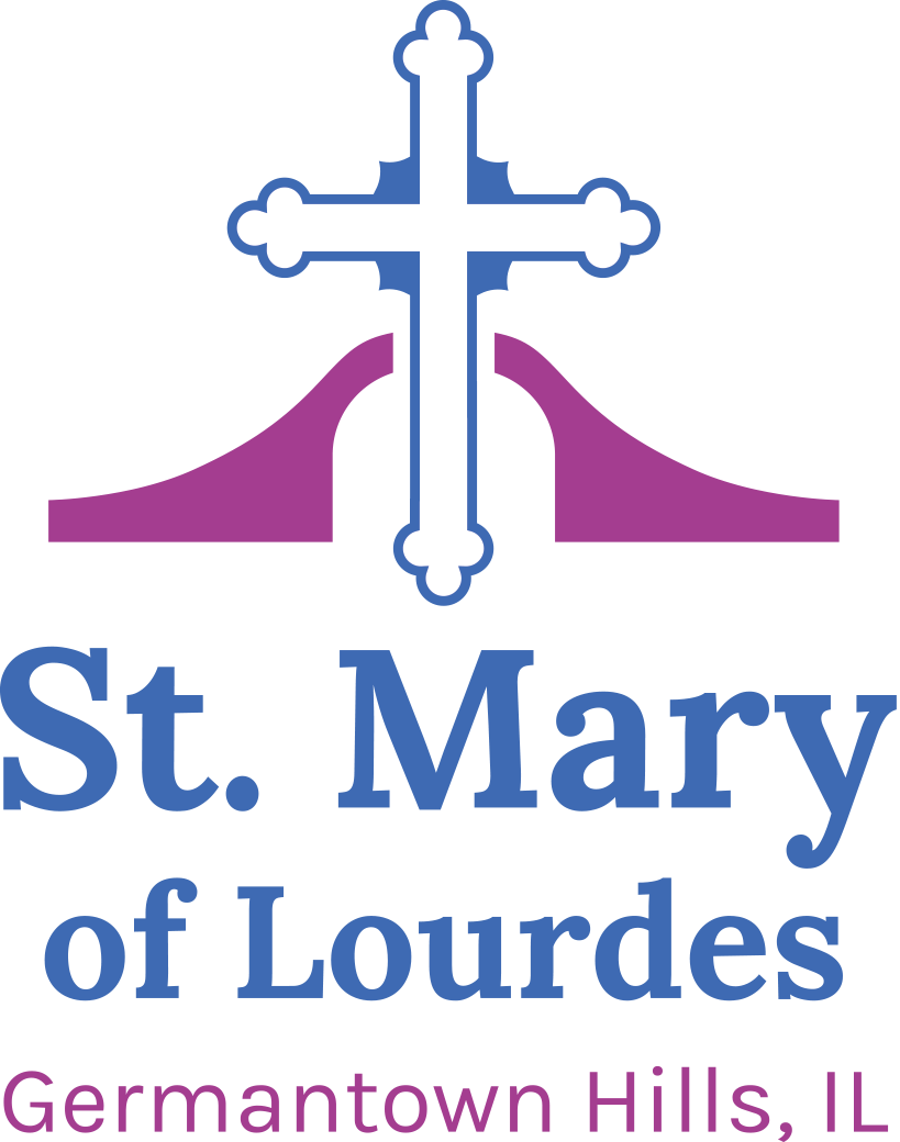Mary Of Lourdes Catholic Church - Cross Clipart (819x1040), Png Download
