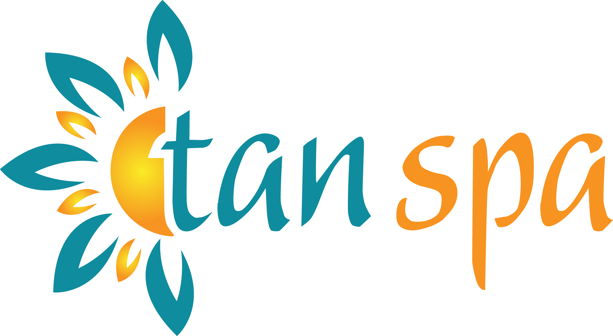 Tan Spa Logo Transparent - Graphic Design Clipart (2000x1096), Png Download