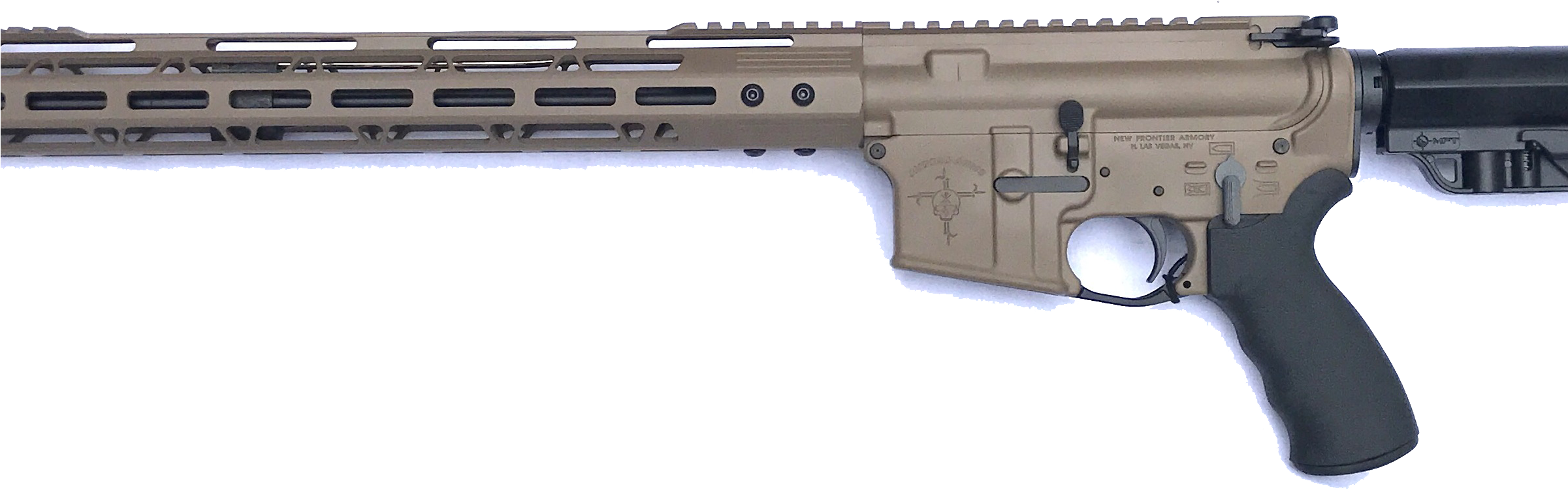 Exodus Fde - Firearm Clipart (2400x983), Png Download