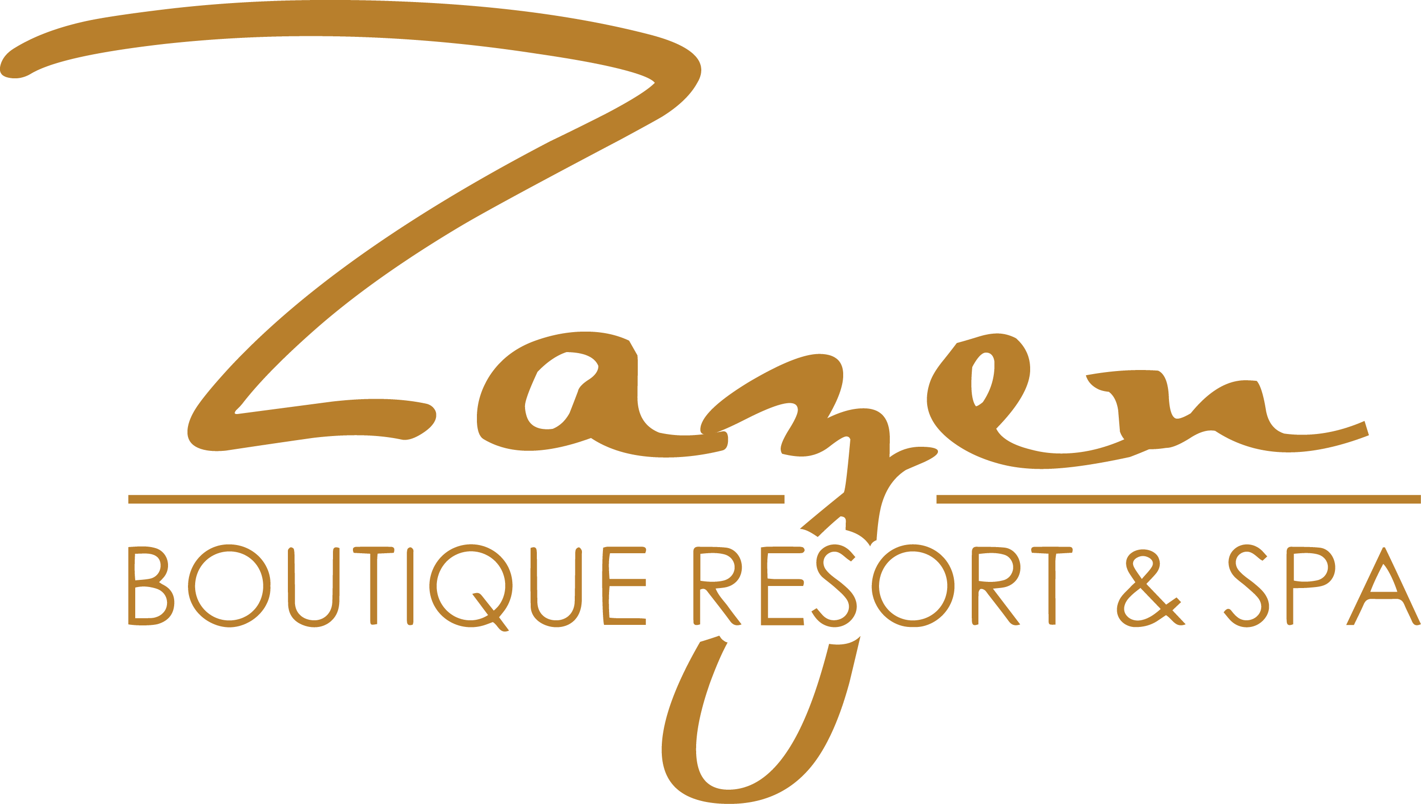 Zazen Boutique Resort & Spa - Zazen Boutique Resort & Spa Logo Clipart (2774x1571), Png Download