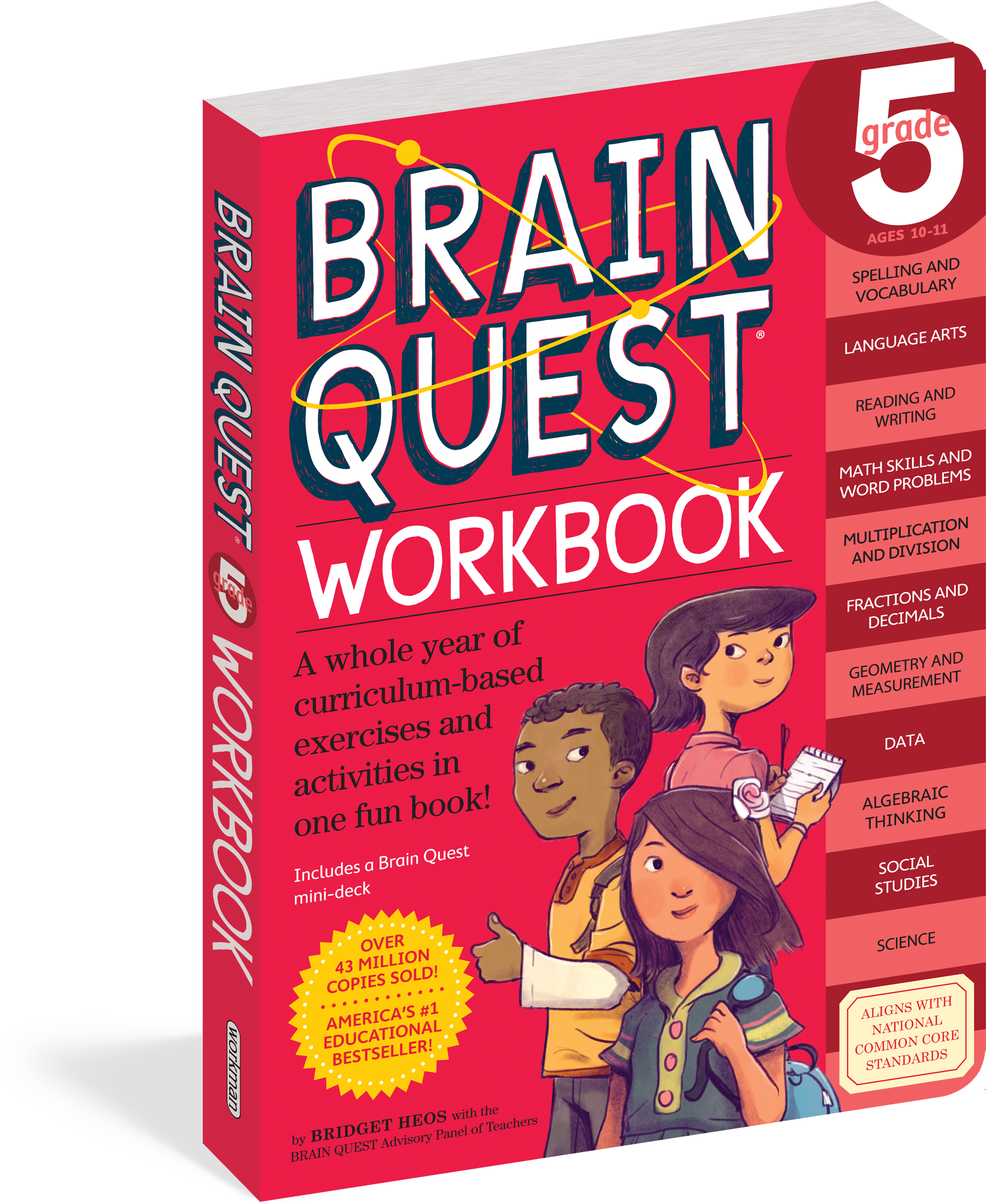 5th Grade Png , Png Download - Brain Quest Workbook Grade 5 Clipart (1865x2277), Png Download