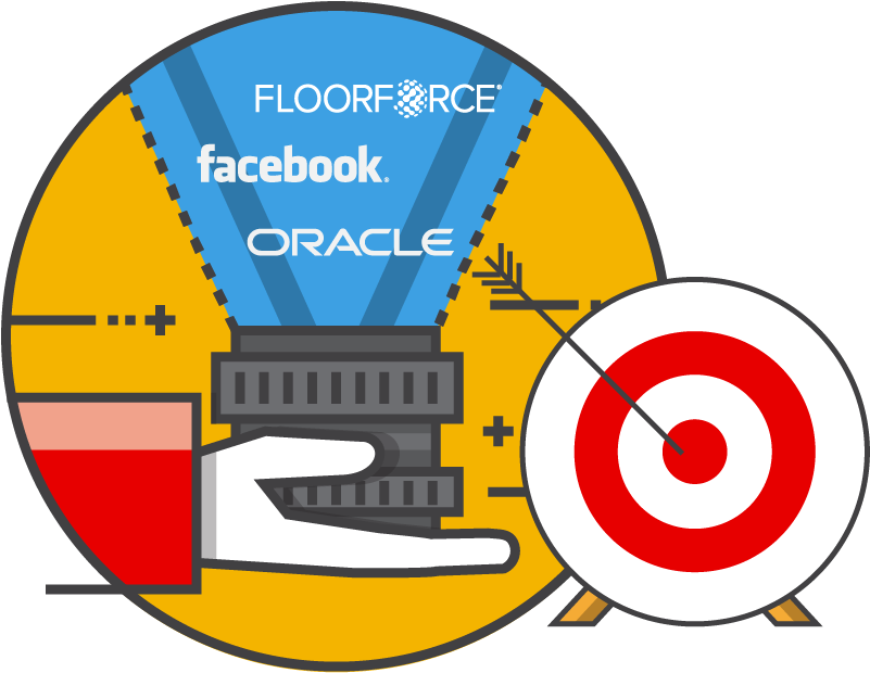 Floorforce Uses Proprietary Data To Maximize Your Roi - Circle Clipart (800x699), Png Download