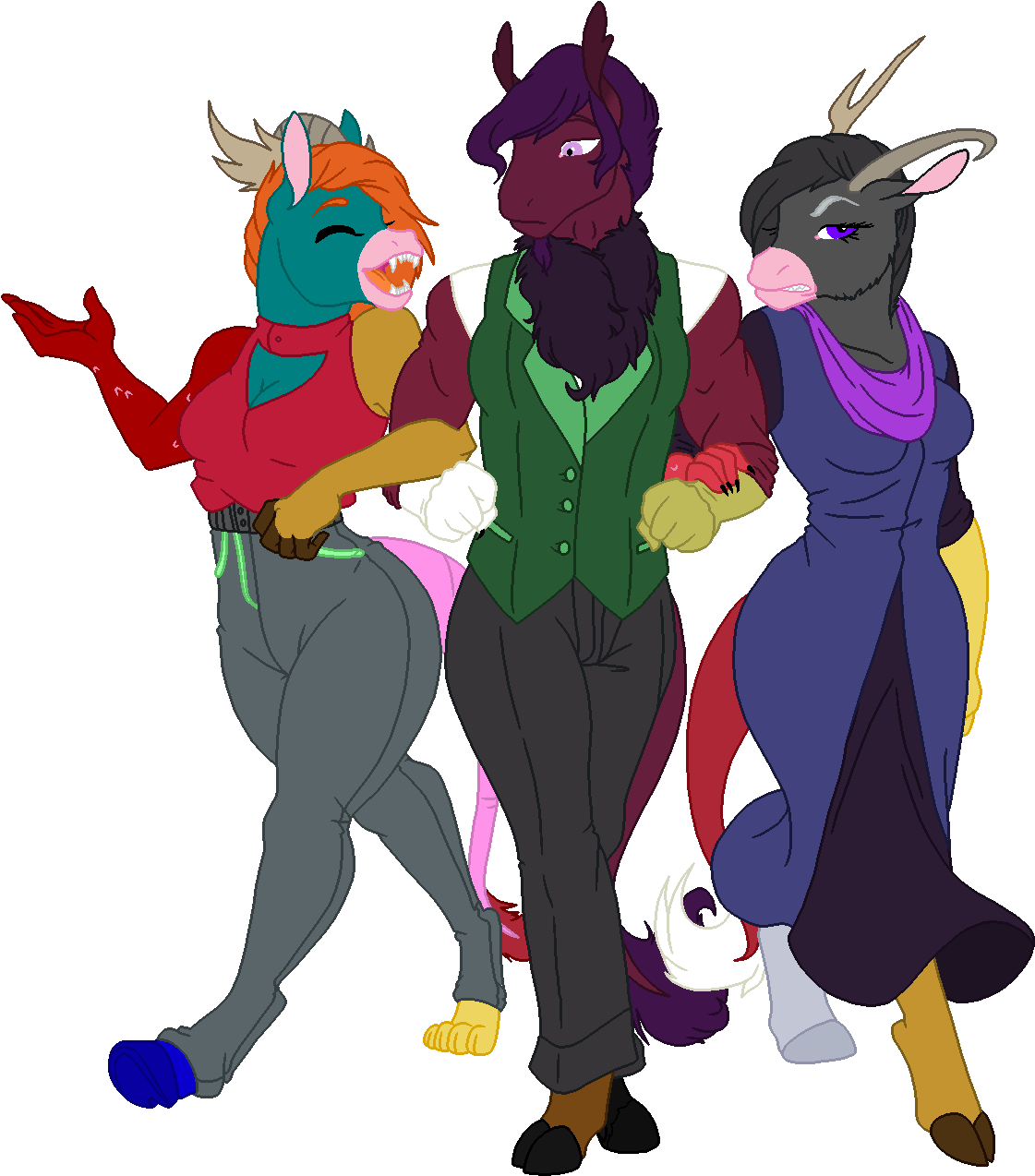 [commission] - Date Night - Cartoon Clipart (1280x1526), Png Download