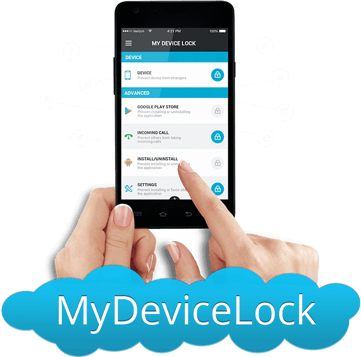 Mydevicelock On Google Play - Lock My Apps Clipart (800x725), Png Download