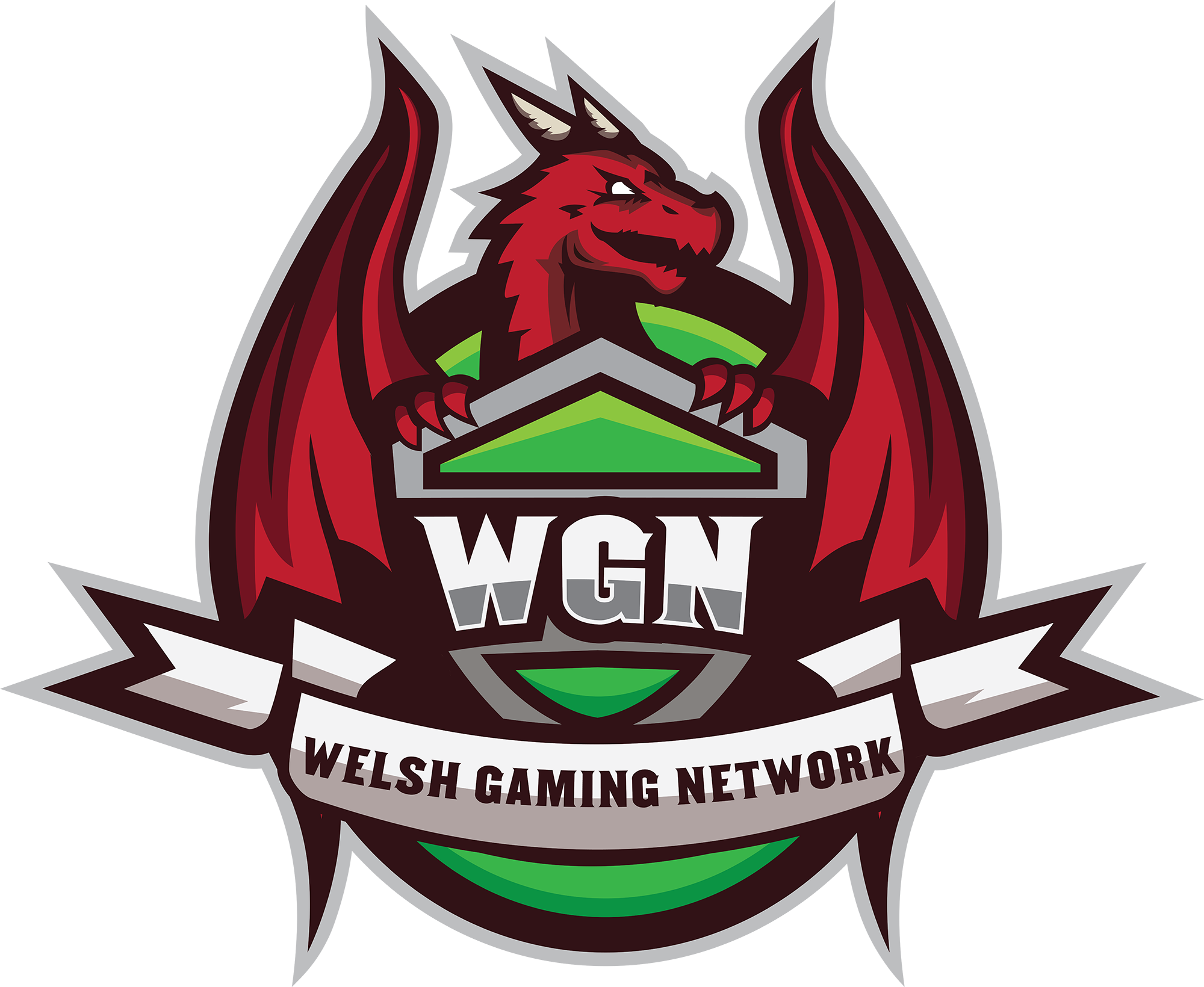 Don't Worry, The Wgn Dragon Is Still Present, Watching - Welsh Gaming Network Clipart (2000x1640), Png Download