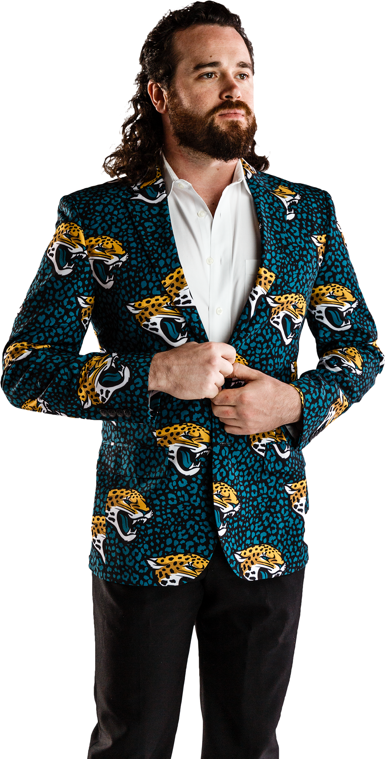 Jaguars V=1538079585 - Jacksonville Jaguars Denim Jacket Clipart (2000x3000), Png Download